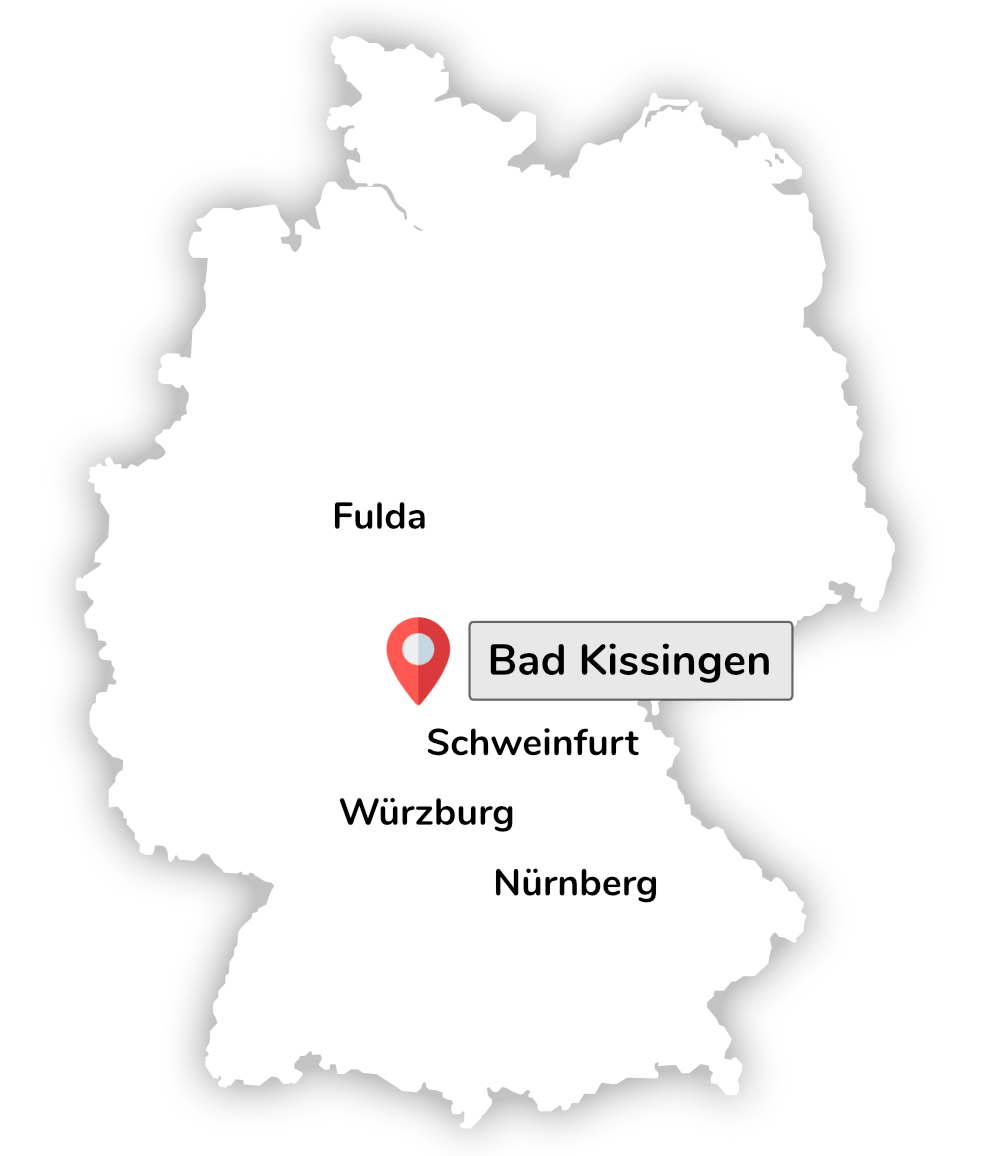Fumexan Karte Bad Kissingen und Umgebung